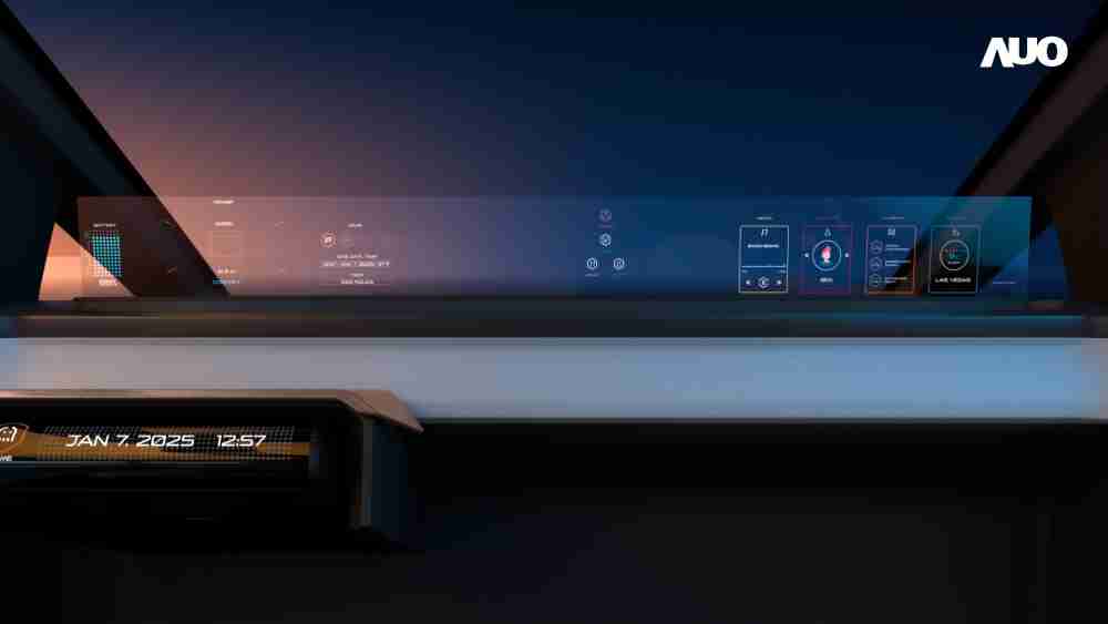 云顶国际8588yd无界透明显示接口(Horizon Image Glass)透过车运算方案整合仪表板、、、、中控台及副驾显示器，，，一体式全景呈现，，，提供乘用者清晰的前方视野、、、、行车必要信息与娱乐功能